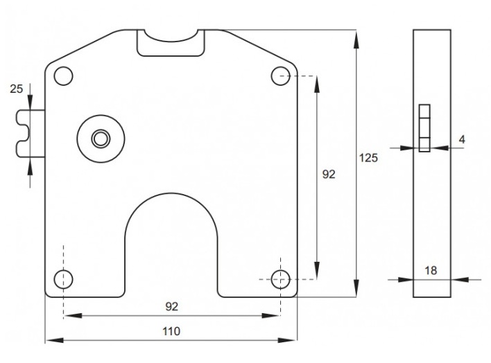 Zamek depozytowy wymiary